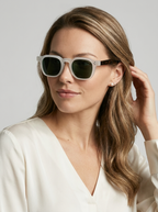 Rocco | Kraftig Acetat Solbrille i Retro Design