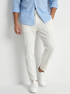 Leo | Men's Textured Joggers with Elastic Waist