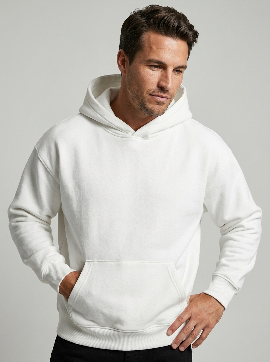 Dante | Oversize Hoodie i Blødt Bomuldsmix til Herre