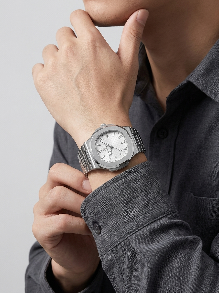 Alessandro | Waterproof Classic Stainless Steel Watch for Men