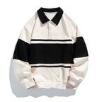 Viggo | Men's Striped Polo Sweatshirt