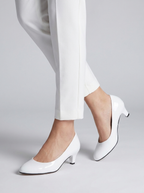 Bianca | Klassiske Pumps Med Lav Hæl Og Elegant Komfort