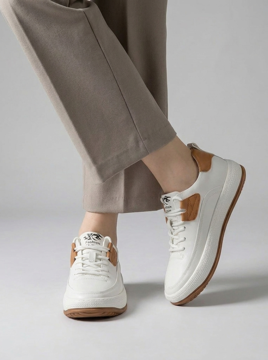 Lorenzo | Minimalistiske Læder Sneakers Med Komfortsål