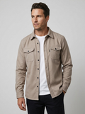 Elian | Casual Overshirt Til Herre Med Brystlommer