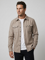 Elian | Casual Overshirt Til Herre Med Brystlommer