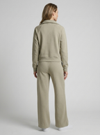 Lorena | Women's Two-Piece Set with Quarter-Zip and Wide-Leg Pants