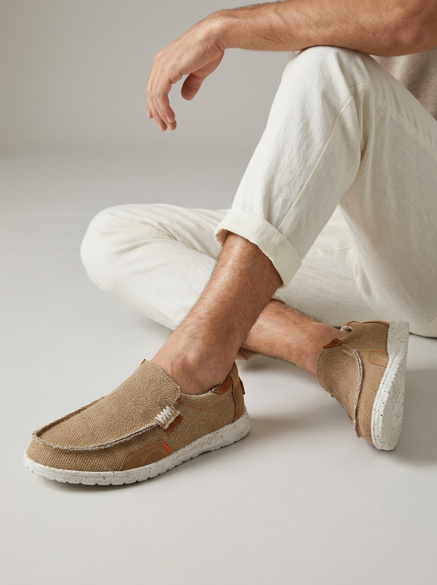 Southport | Herre Canvas Loafers Med Slip-On Design