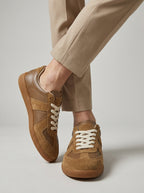 Marcello | Retro Sneakers I Ruskind Og Læder