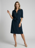 Elvora | Elegante camicia abito con cintura