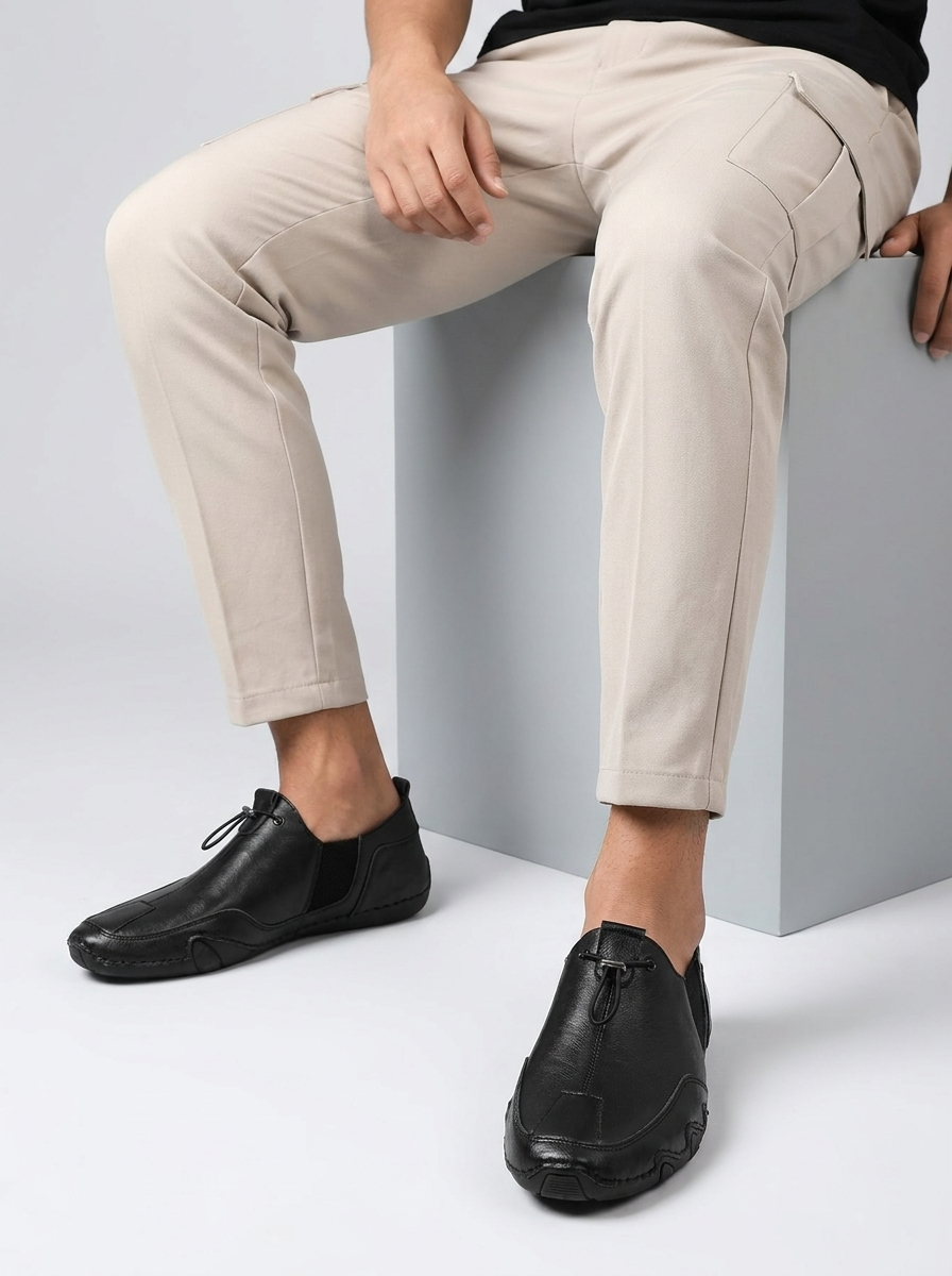Nolan | Komfortable Slip-On Herresko I Læder