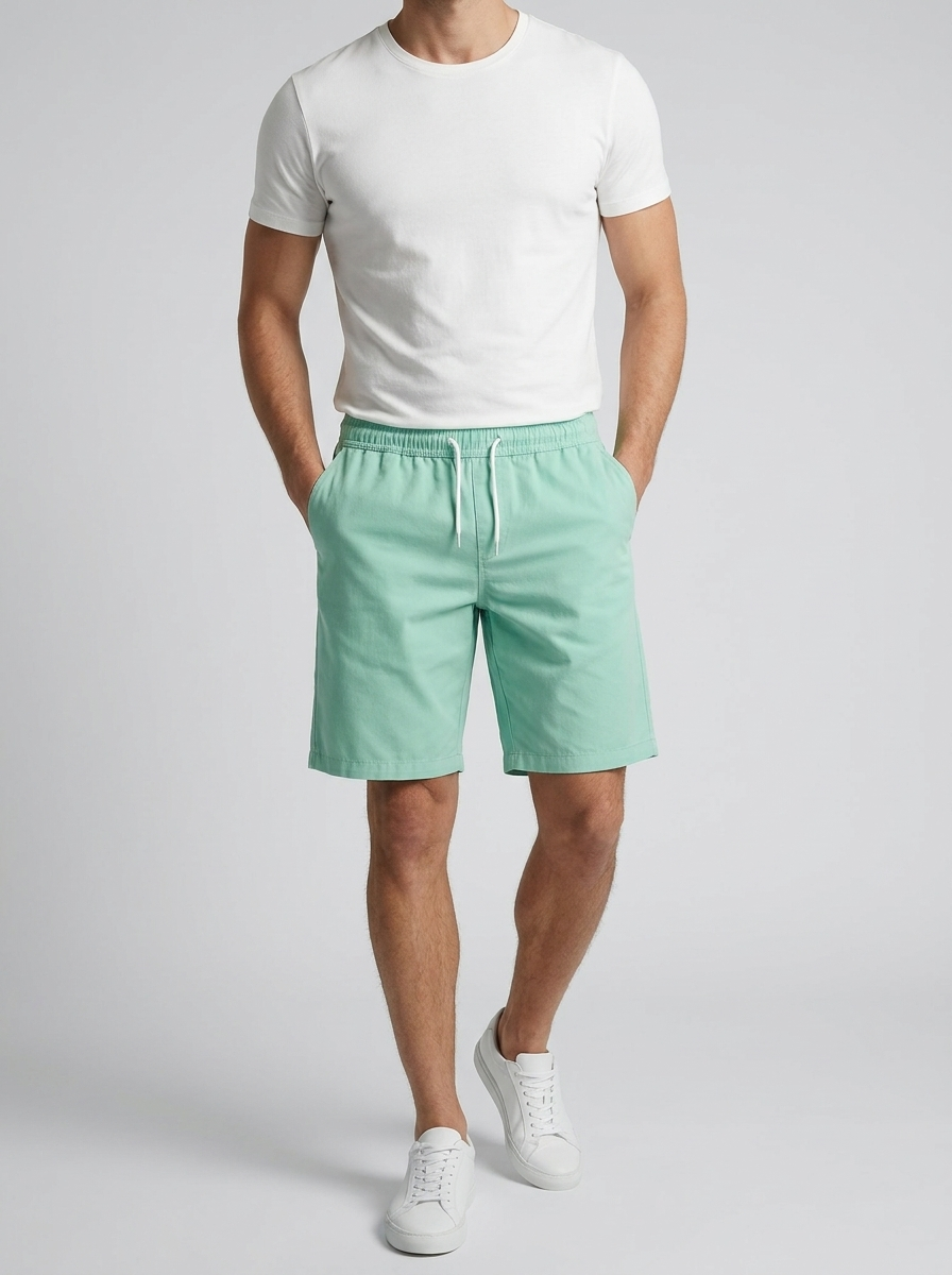 Marco | Casual Herreshorts Med Elastisk Talje
