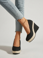 Novella | Komfortable Plateau Pumps Med Kilehæl