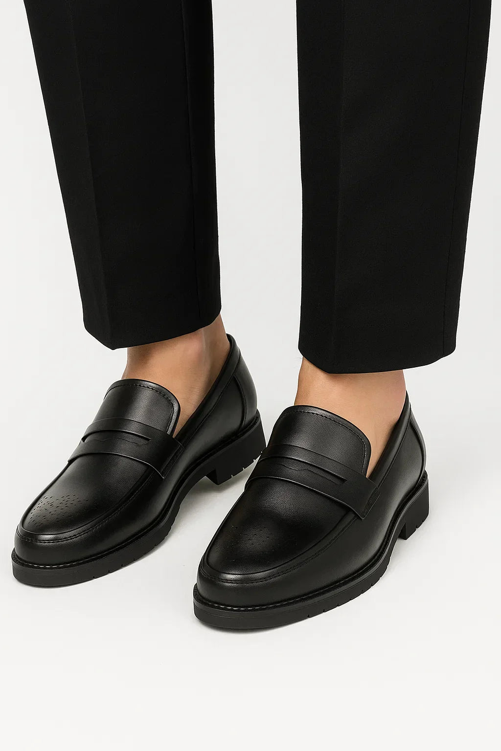 Lunello | Classiche Mocassini Penny in Pelle