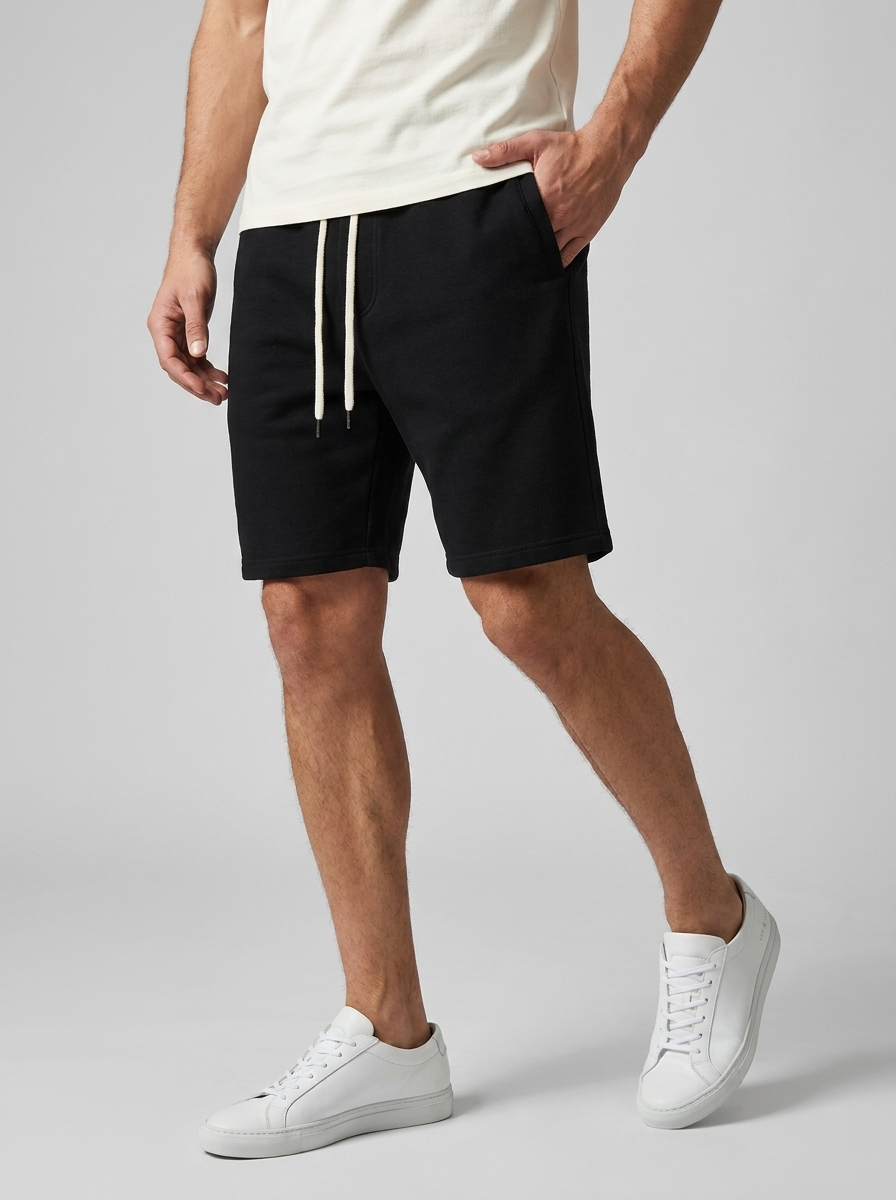 Harlan | Herre Sweatshorts Med Snøre Og Lommer