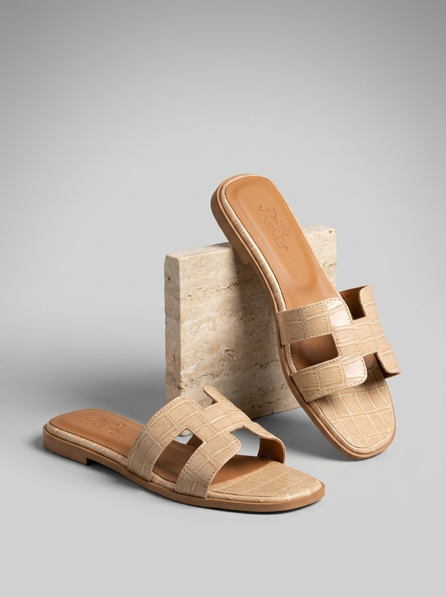 Helena | Læder Slippers Damer