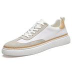 Alviero | Sneakers in pelle con dettagli in camoscio