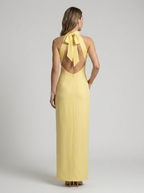 Celeste | Elegant Halterneck Maxi Kjole Til Dame