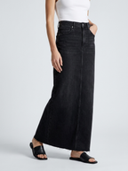 Alzbeta | Lang Denim Maxinederdel til Dame