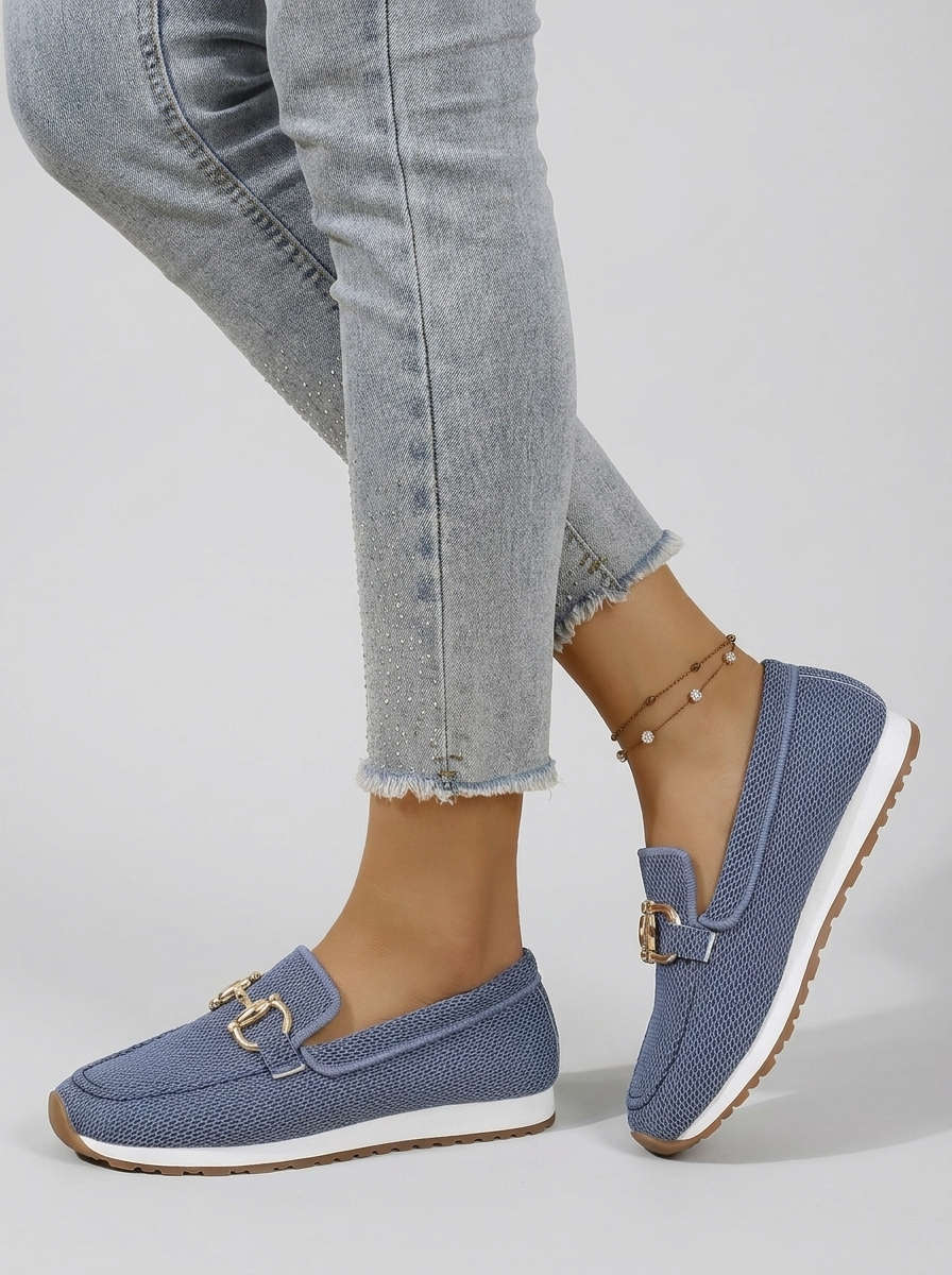Elowen | Komfort Loafers Med Åndbart Meshdesign