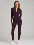 Elara | Long-Sleeved Jumpsuit for Women with Zipper