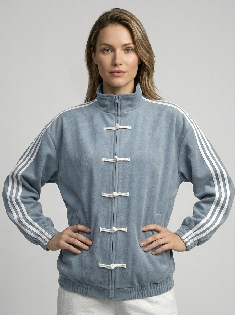 Yumei | Women's Track Jacket with Contrast Stripes