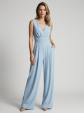 Josephine | Elegant Ærmeløs Jumpsuit Med Vide Ben