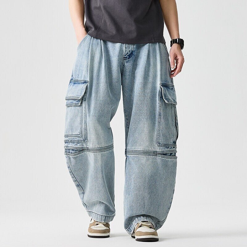 Noah | Men's baggy jeans in heavyweight cotton denim