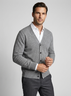 Lucien | Cardigan Til Herre Med V-Hals