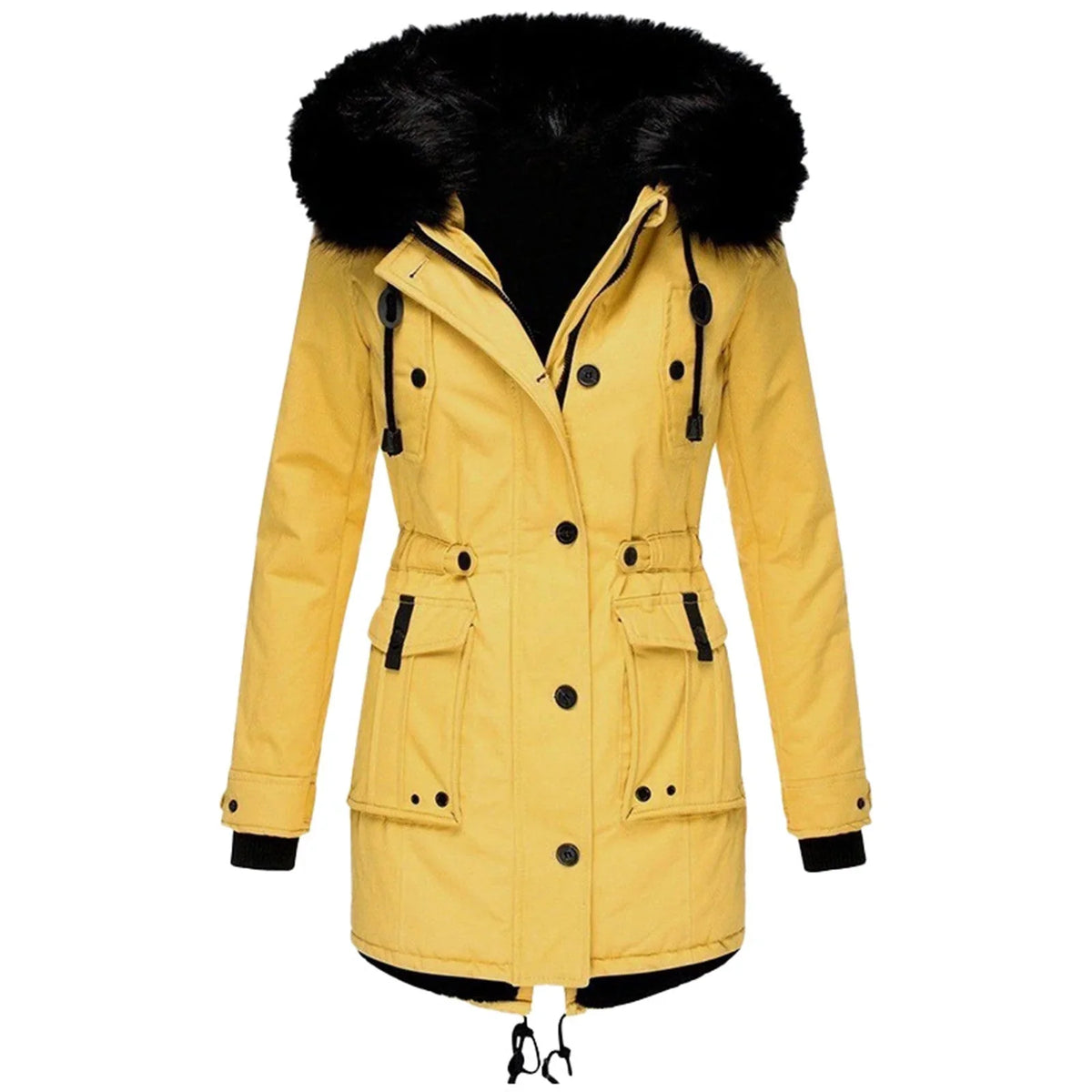 Vela | Dame Parka Med Pelskant