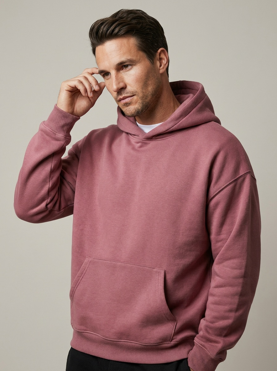 Dante | Oversize Hoodie i Blødt Bomuldsmix til Herre