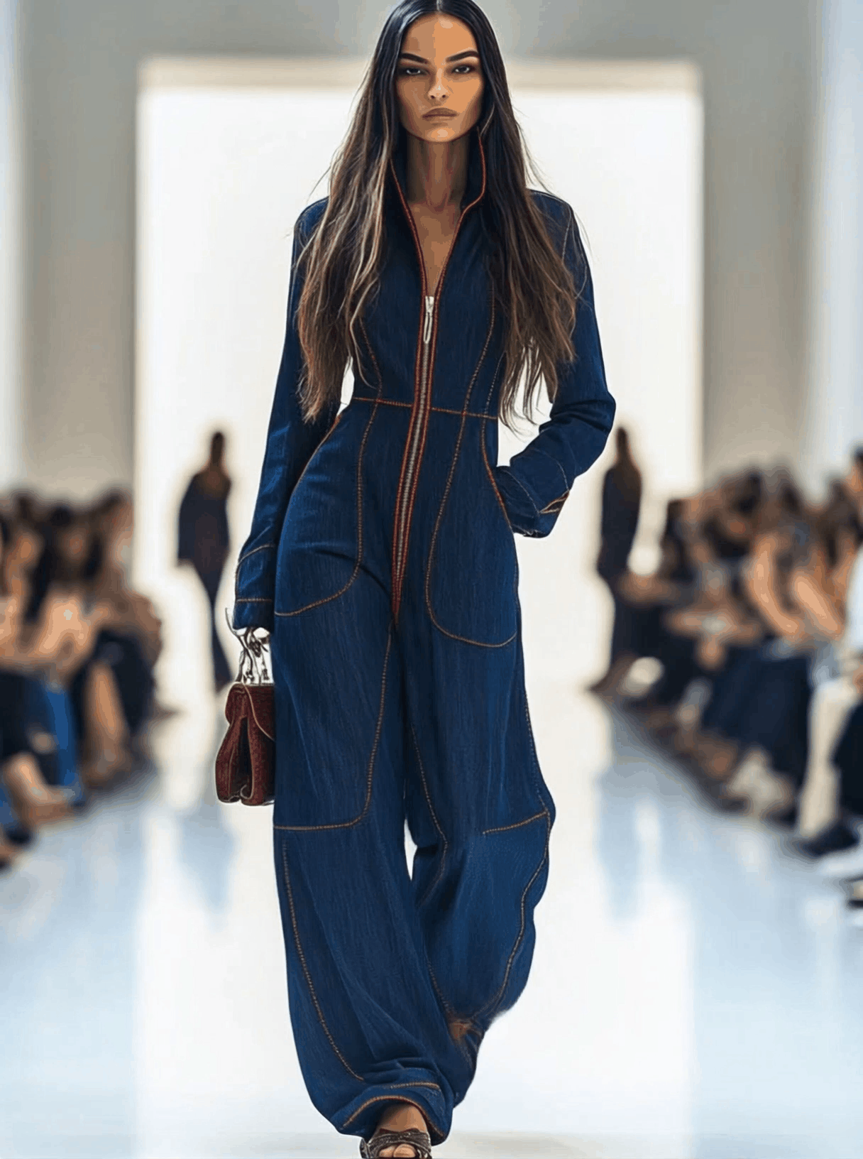 Alina | Women's Denim Jumpsuit