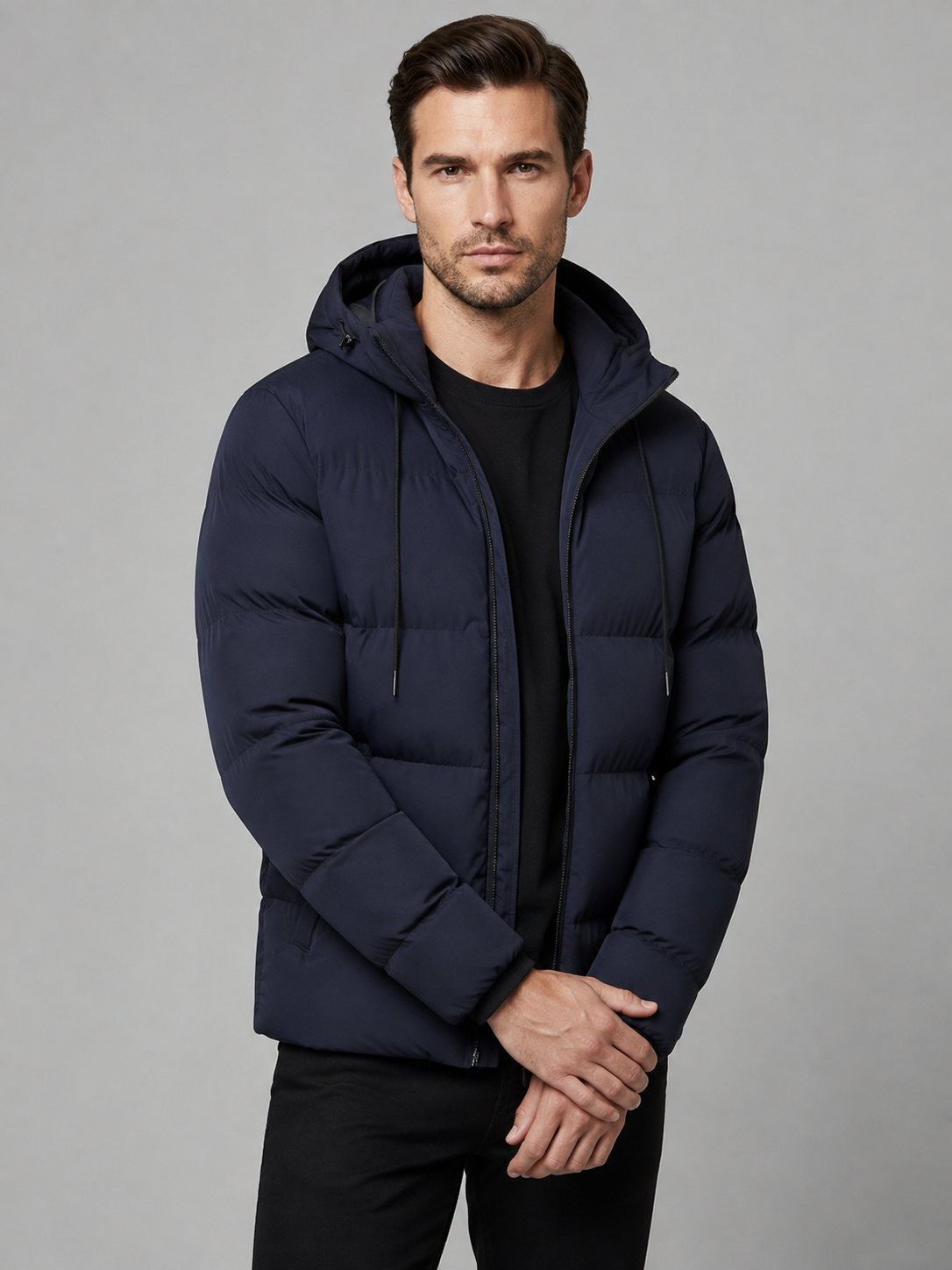 Alaric | Warm Puffer Jacket for Men with Hood