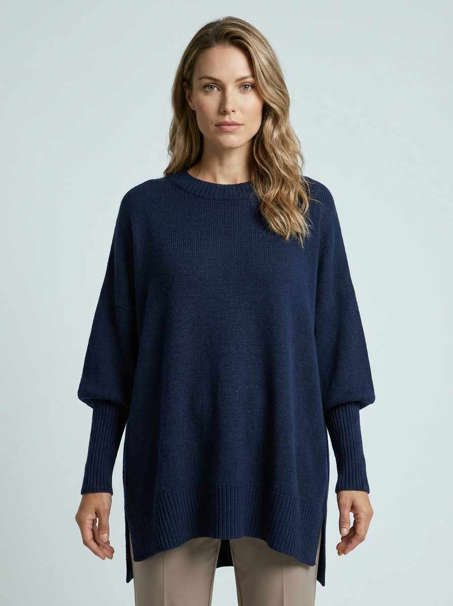 Eveline | Women's Oversized Knitted Poncho