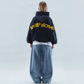 Avery | Unisex oversized hættetrøje med rygprint