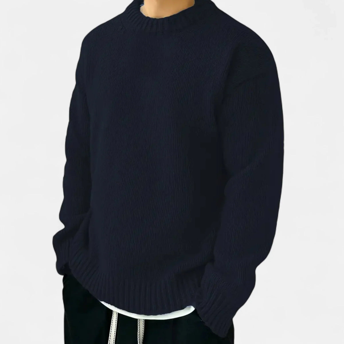 Mikkel | Herre Strikket Pullover Sweater