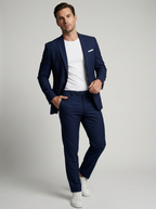 Alessio | Slim Fit Habitjakke og Bukser til Herre