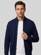 Adrian | Herre Ribstrikket Cardigan