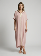 Serena | Long Shirt Dress with Relaxed Fit