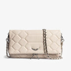 Aurelia | Bolso bandolera con correa de cadena y diseño de solapa elegante