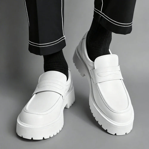 Alverio | Moderne Loafers Med Chunky Sål Og Minimalistisk Design