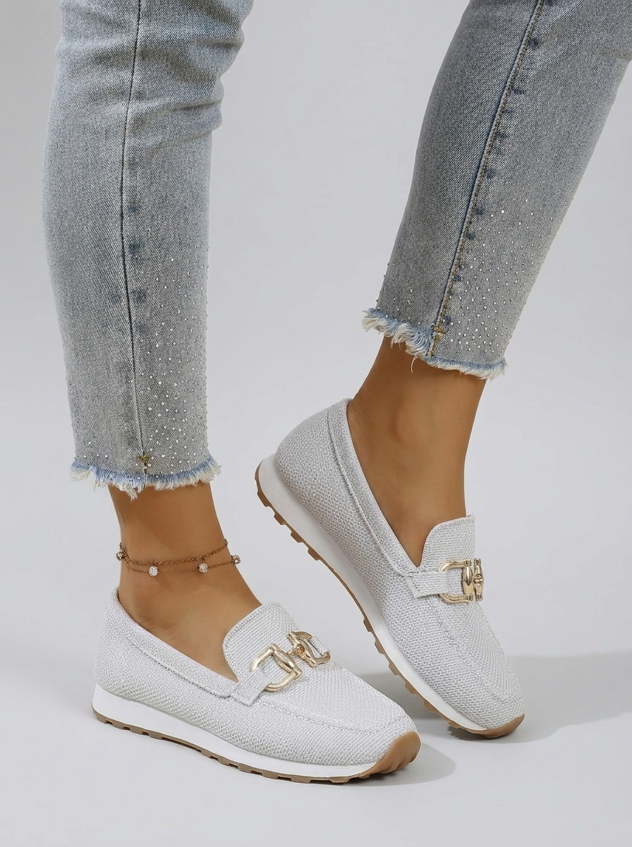 Elowen | Komfort Loafers Med Åndbart Meshdesign