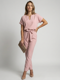 Vivienne | Elegant Jumpsuit med Bindebælte