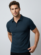 Marco | Struktureret Polo Shirt med Moderne Pasform