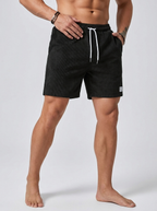 Rafael | Strukturerede Bade Shorts med Elastisk Talje