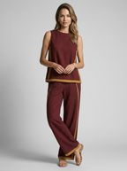 Selene | Two-Piece Set with Sleeveless Top and Wide Pants