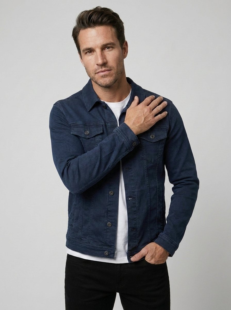 Orion | Casual Denimjakke Til Herre
