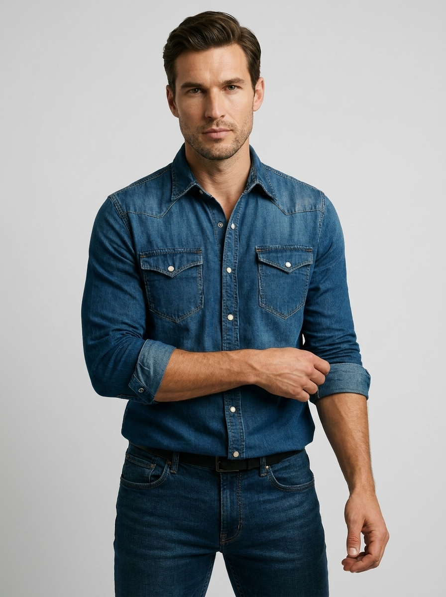 Leandro | Denimskjorte til Herre