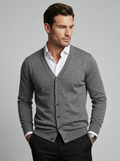 Lucien | Cardigan Til Herre Med V-Hals