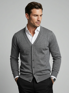 Lucien | Cardigan Til Herre Med V-Hals