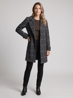 Evelia | Women's Checked Coat